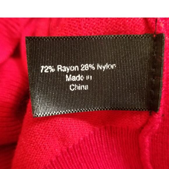 Lane Bryant Women’s Cardigan Red Sweater Button Front Long Sleeve Size Red 18/20 - Picture 6 of 7